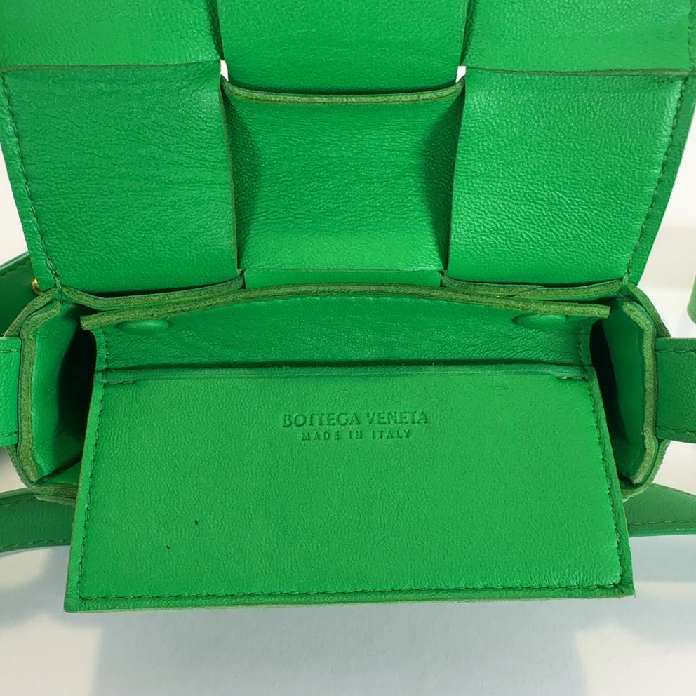 Bottega Veneta Mini Cassette Leather Bag