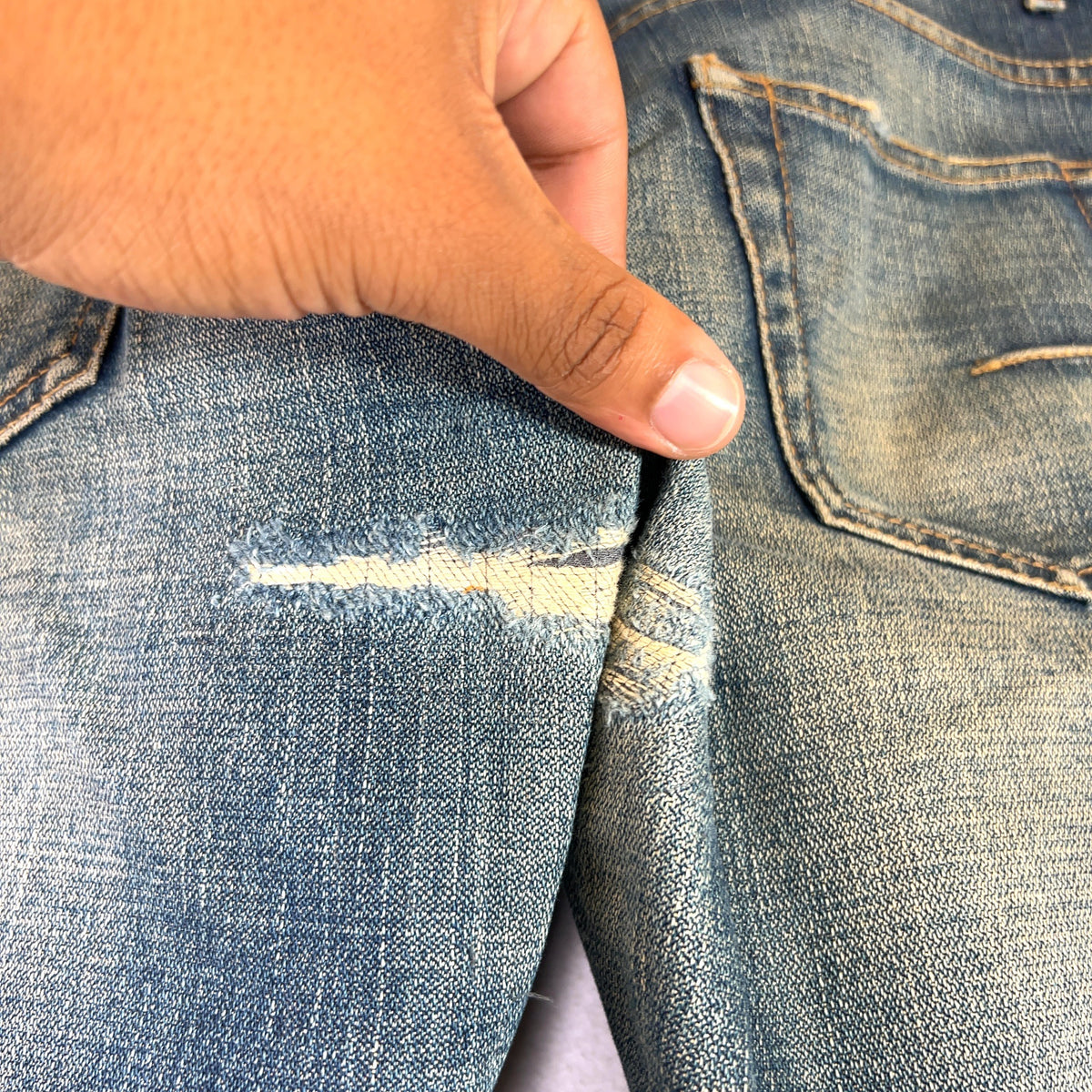 Dior AW05 ‘In The Morning’ Rust Denim Jeans