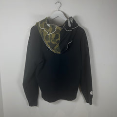 Bape Full Zip Half Camo Hoodie