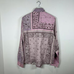 Amiri Purple Bandana Patchwork Shirt