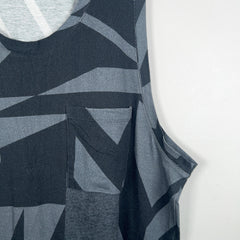 Helmut Lang Geometric Pattern Tank Top