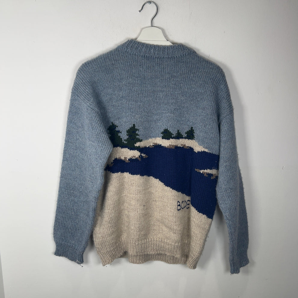 Bode Snowy Landscape Sweater