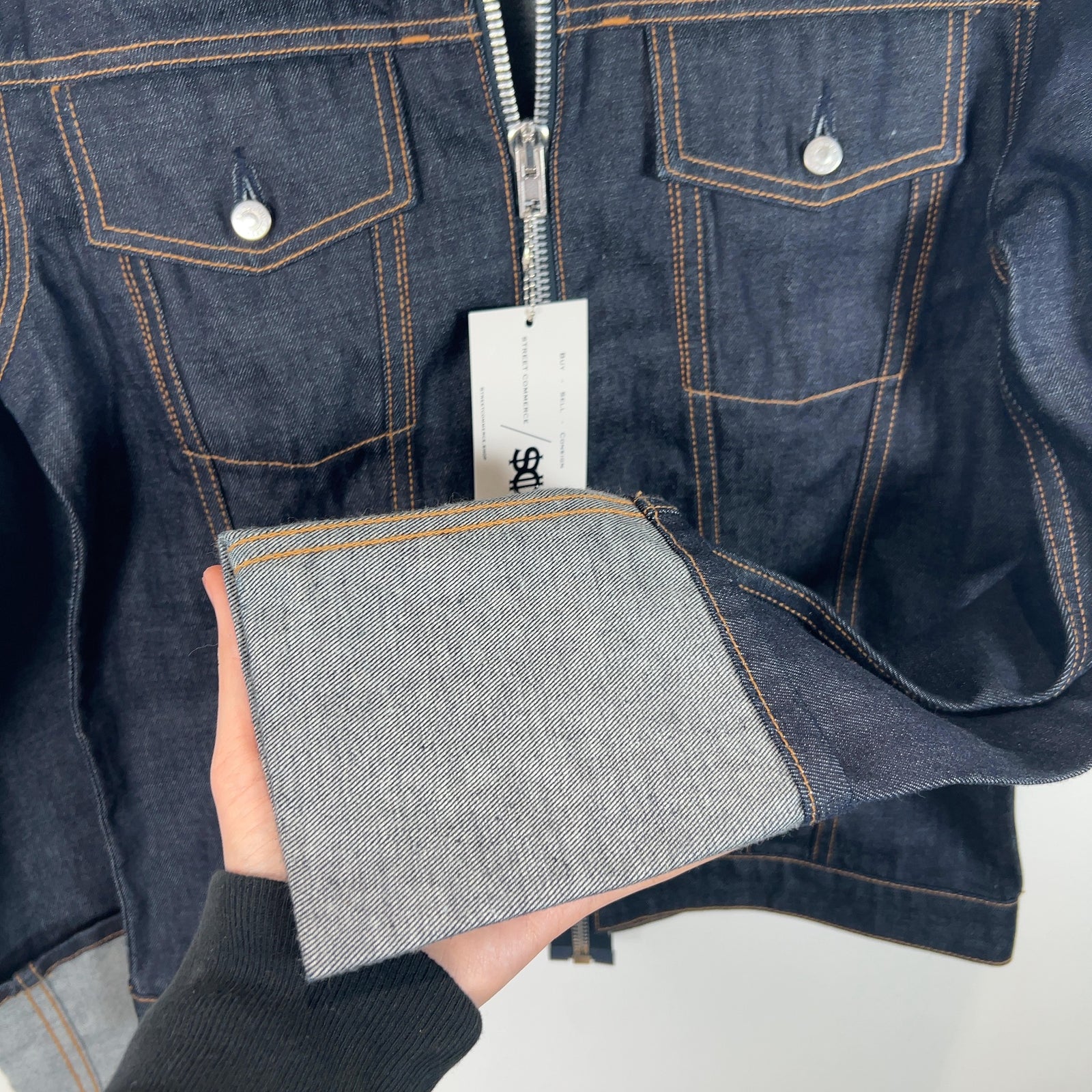Helmut Lang 2004 Re-Edition Zip Denim Jacket