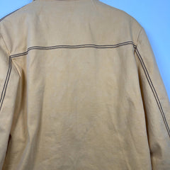 Marni Yellow Stitch Logo Denim Blazer