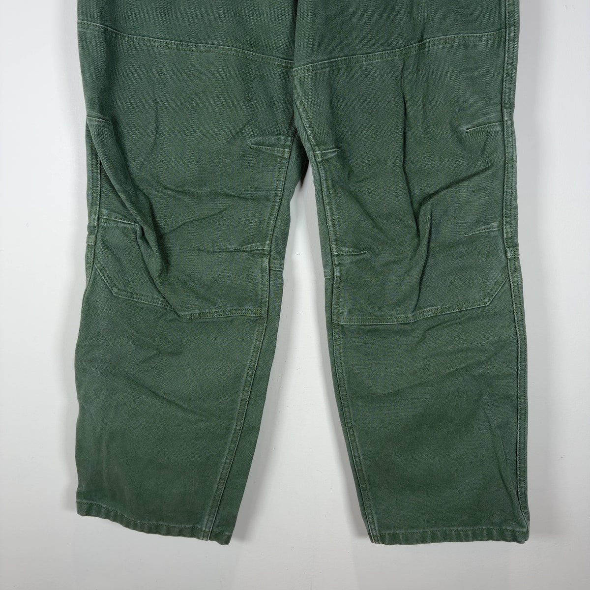 Stussy Green Canvas Double Knee Pants