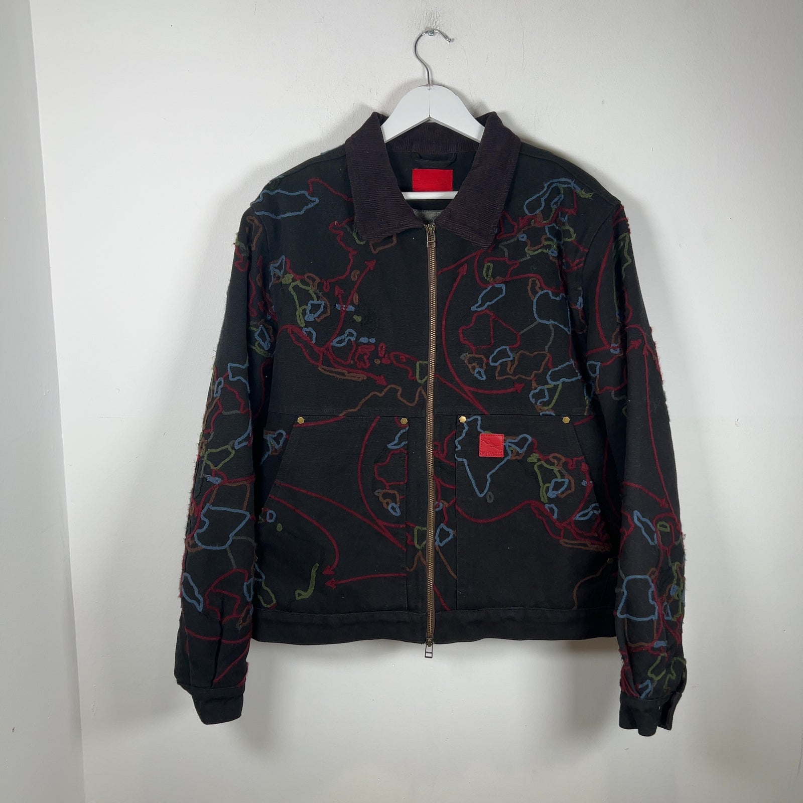 Fugazi Chain Stitch Trade Route Work Jacket
