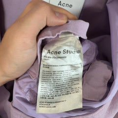 Acne Studios Parka Hooded Patch Pockets Light Jacket