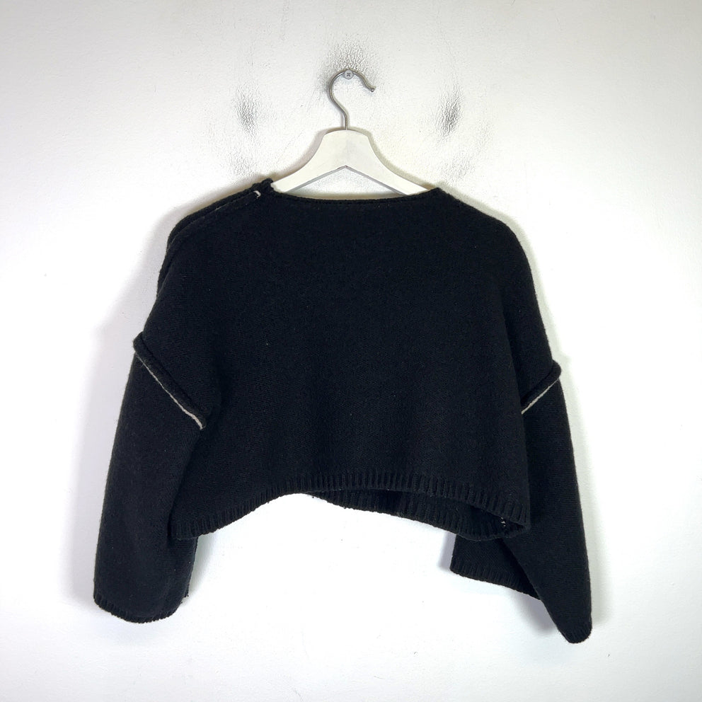 Raf Simons Teenage Dreams Cropped Sweater