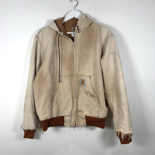 Carhartt Smoked Distressed Hooded Detroit Jacket