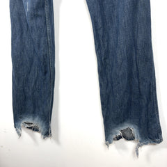 Rick Owens Slab Wide Leg Patch Pocket Jeans