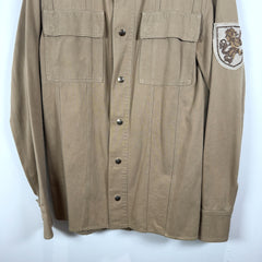 Balmain 'Sahara' Embroidered Patch Jacket