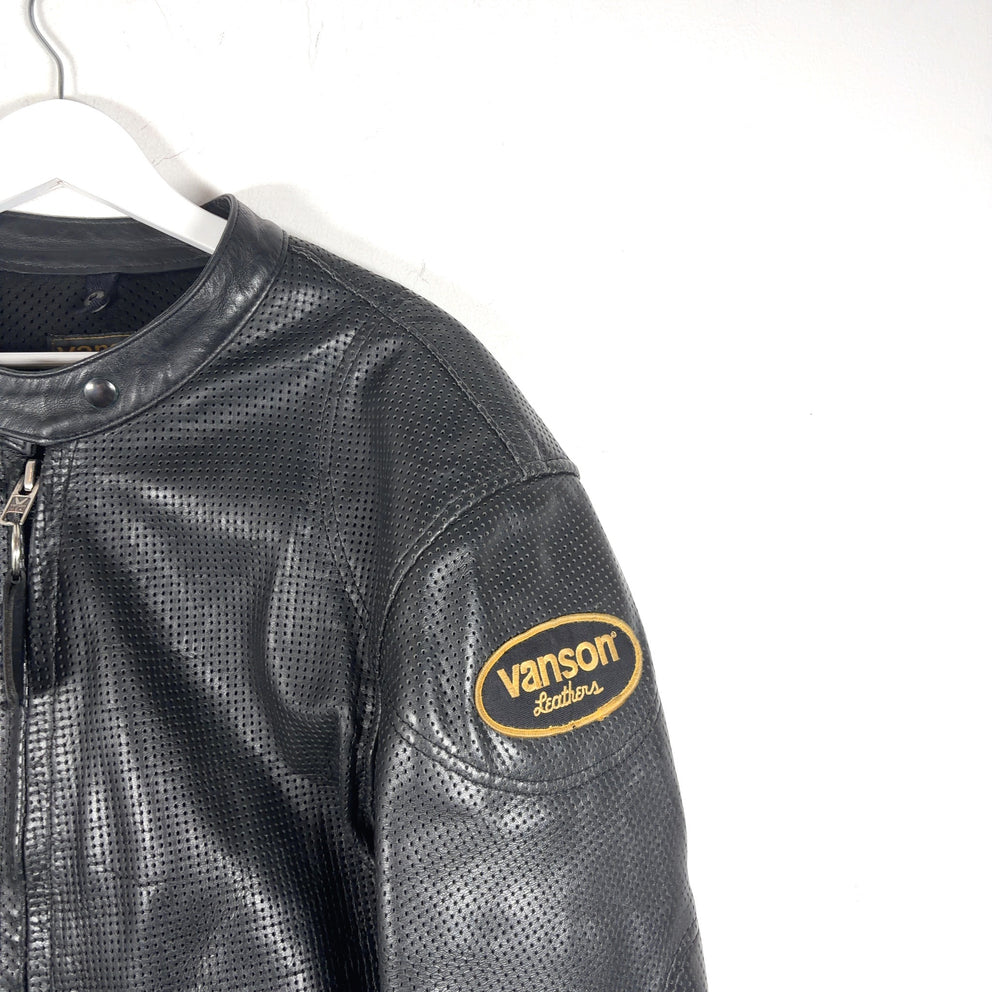 Vanson Cobra Perforated Leather Jacket