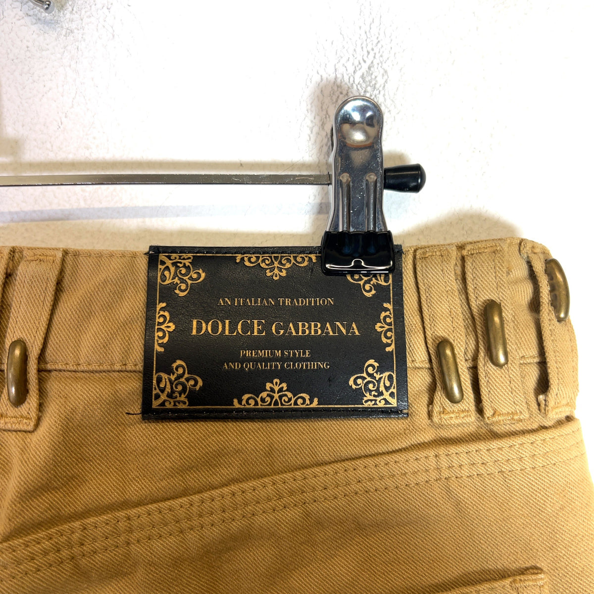 Dolce & Gabbana 2000s Studded Flare Pants