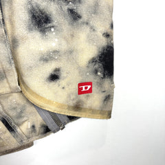 Diesel x A-Cold-Wall Tye-Dye Asymetrical Denim Cargo Vest