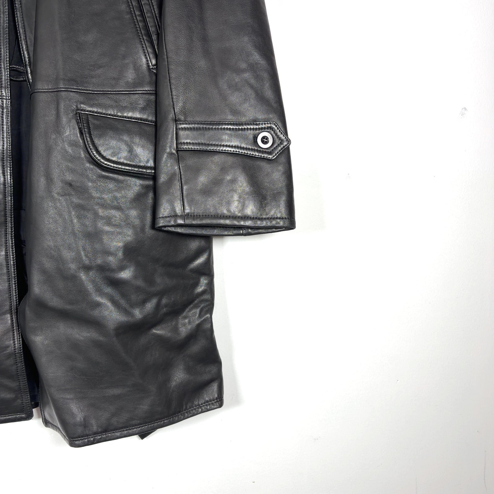 Armani Collezioni Lambskin Leather Jacket