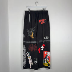 Chrome Hearts x Deadly Doll Patchwork Sweatpants