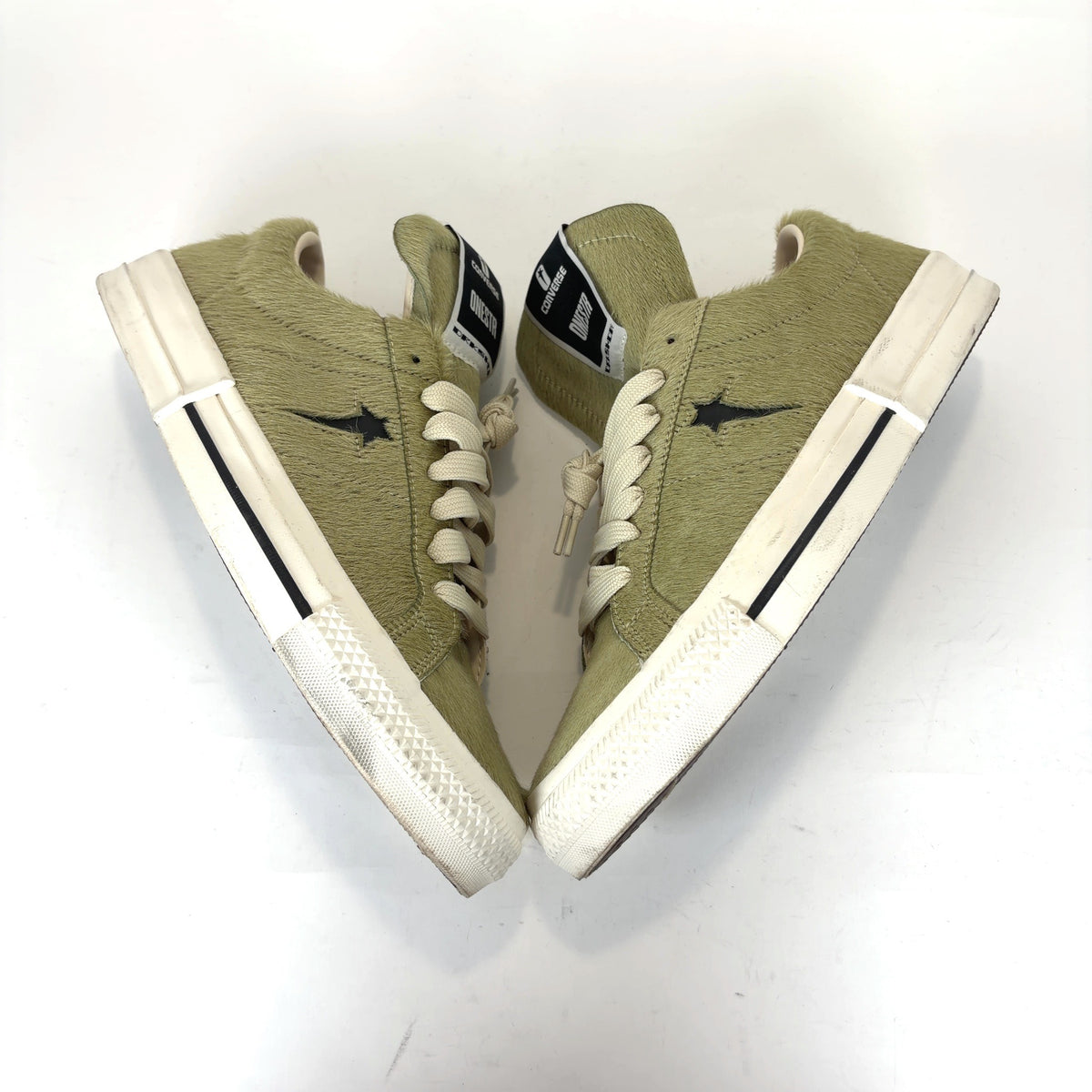 Rick Owens x Converse Ponyhair Lowtop Sneakers
