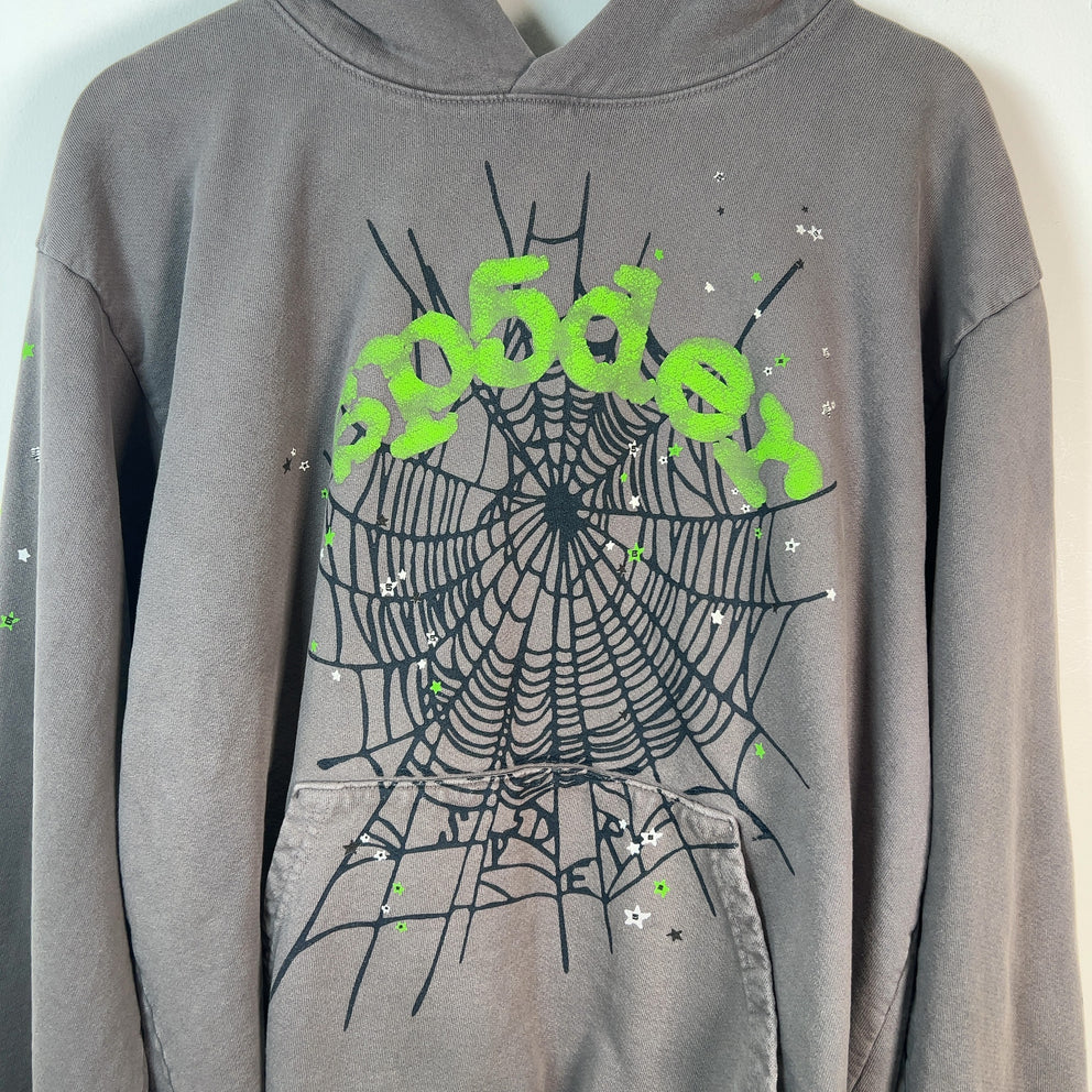 Sp5der Slime Web Graphic Hoodie