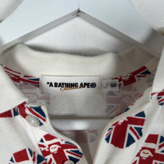 Bape England Ape Head Logo Polo Shirt