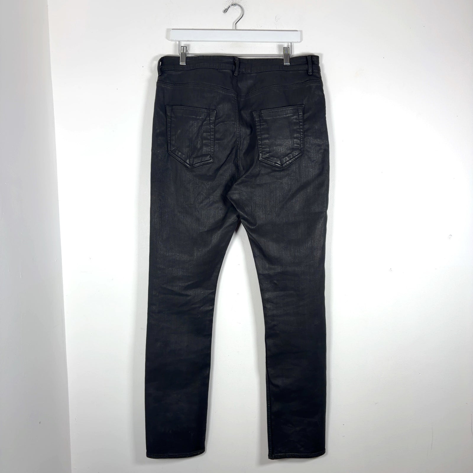 Rick Owens DRKSHDW Detroit Waxed Denim Jeans