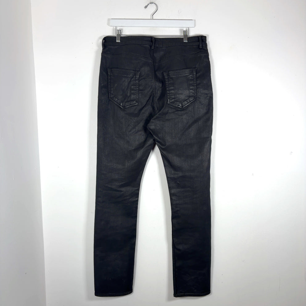 Rick Owens DRKSHDW Detroit Waxed Denim Jeans