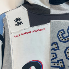 Supreme Patchwork Zip Up Hoodie Size M