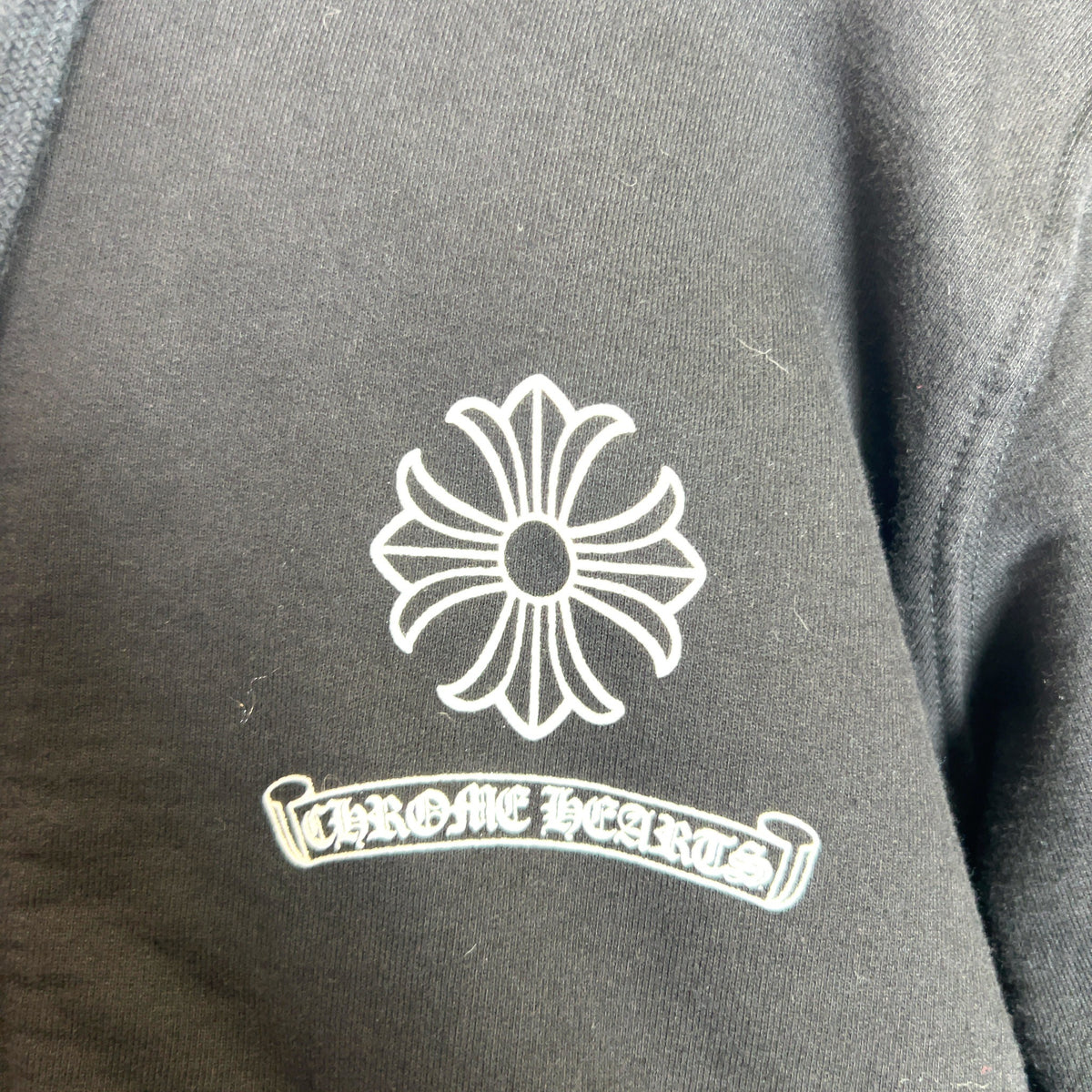 Chrome Hearts Vine Dagger Thermal Zip Up Hoodie