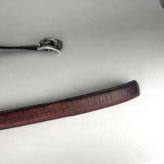 Chrome Hearts 1" Floral Square Belt