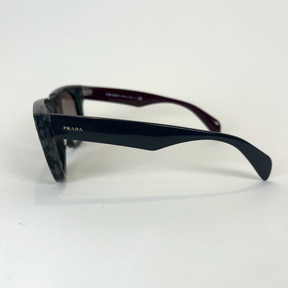 Prada Camoflauge Logo Acetate Sunglasses
