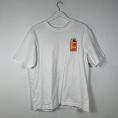 Casablanca Pink Outline Doorway Graphic White T-Shirt