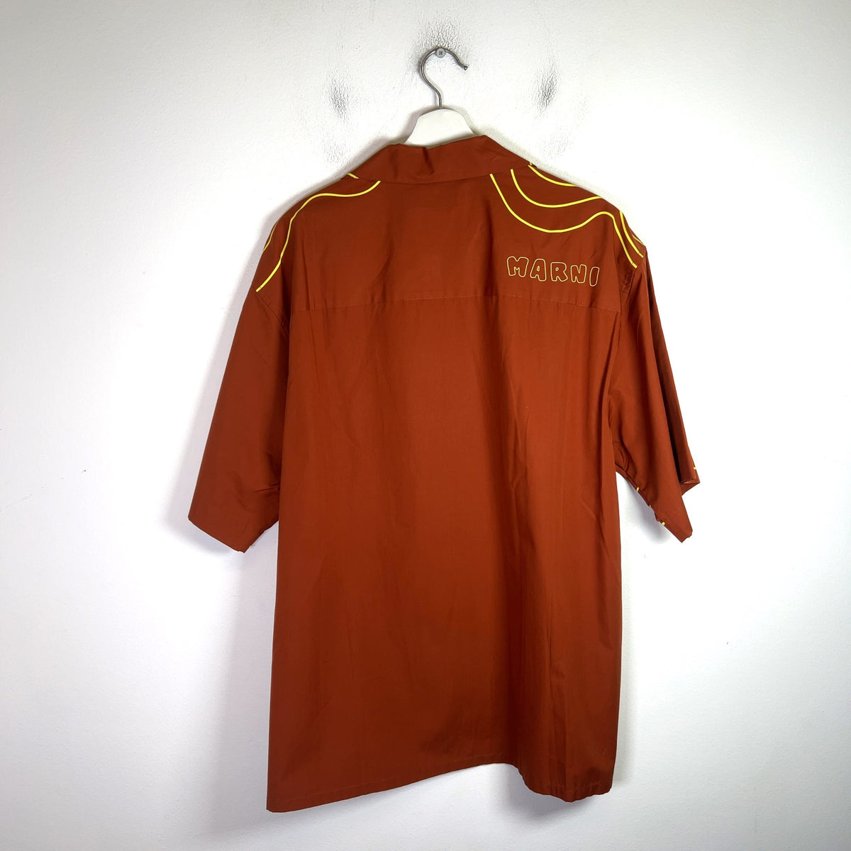 Marni Vibrating Flower Bowling Shirt
