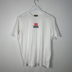 Diesel White Logo T-Shirt