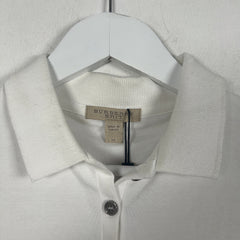 Burberry Brit White Scrunched Polo Shirt