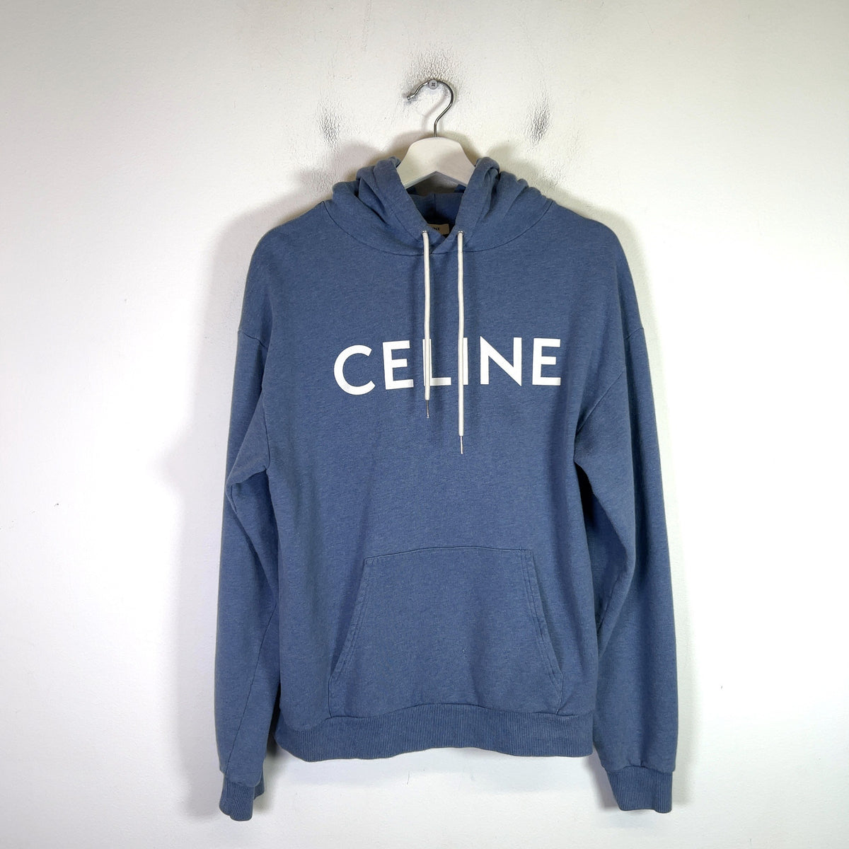 Celine Light Blue Logo Hoodie