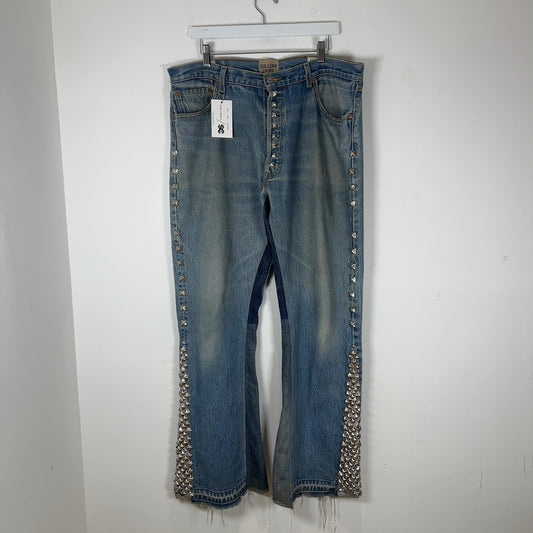 Gallery Dept Studded Rodman LA Flare Jeans Size 34
