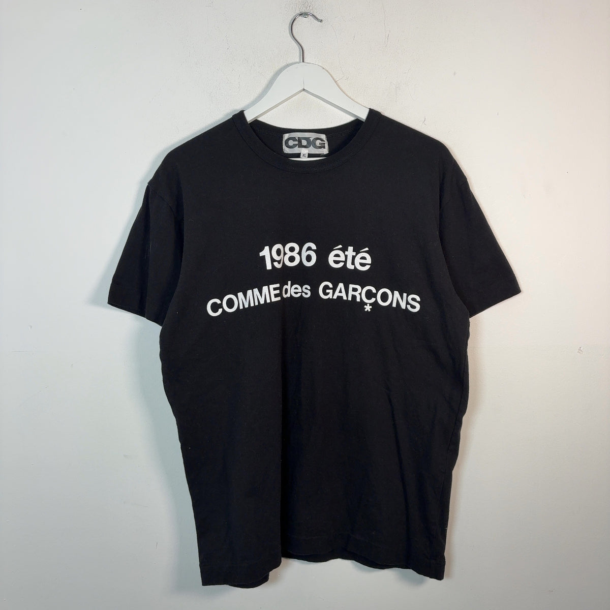 Comme Des Garcons 1986 Graphic Logo T-Shirt