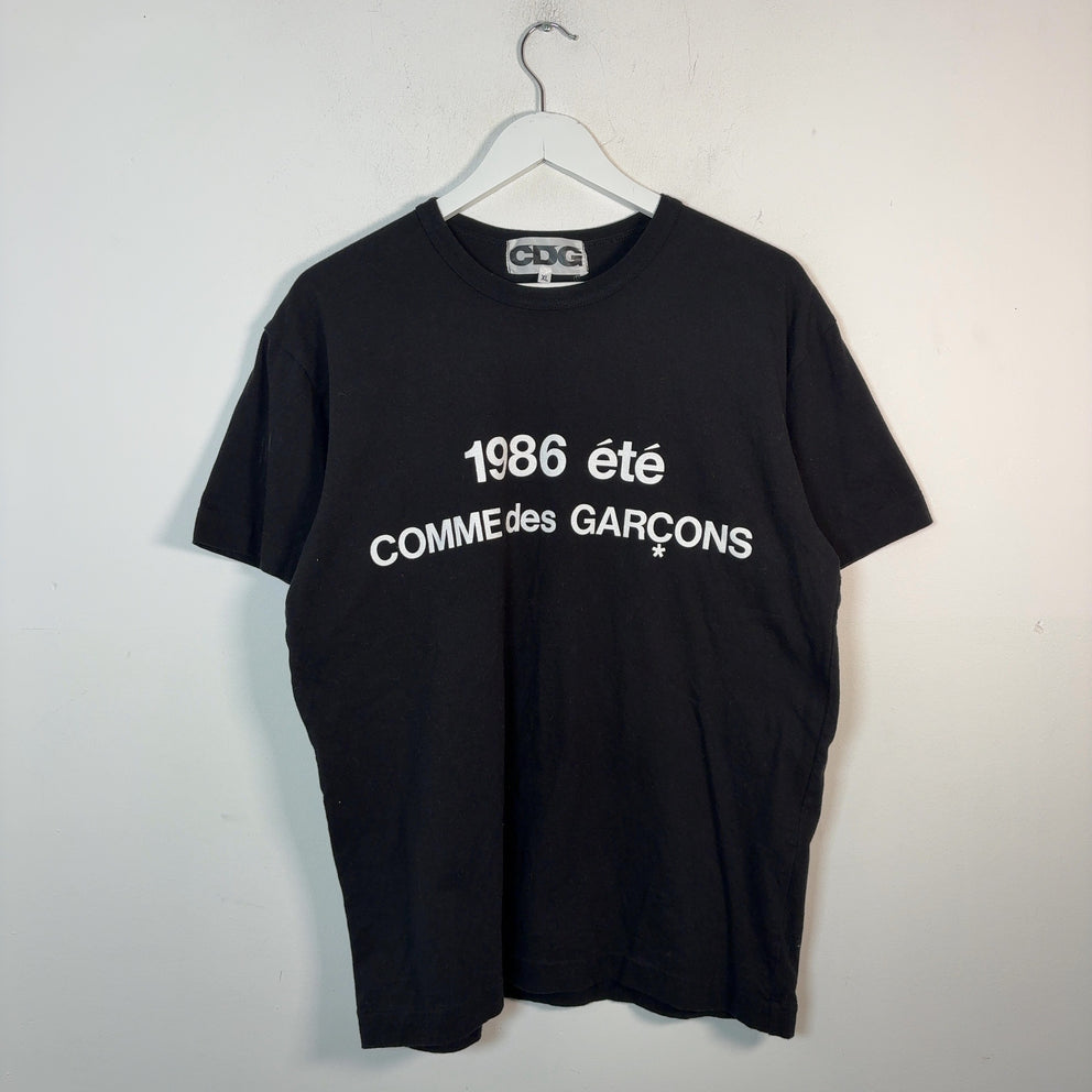 Comme Des Garcons 1986 Graphic Logo T-Shirt