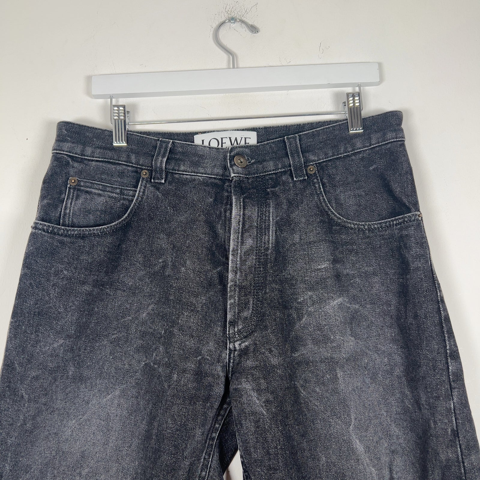 Loewe Anagram Pocket Washed Jeans