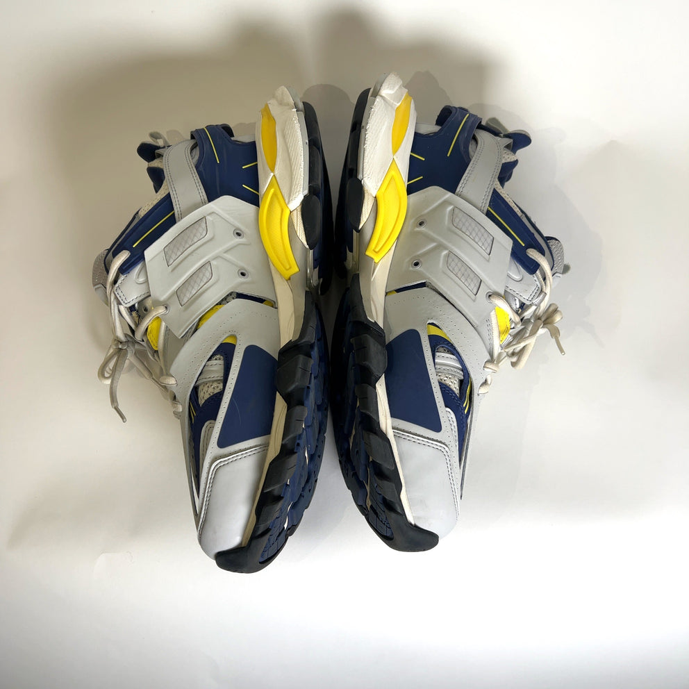 Balenciaga Blue/Yellow Track Sneakers
