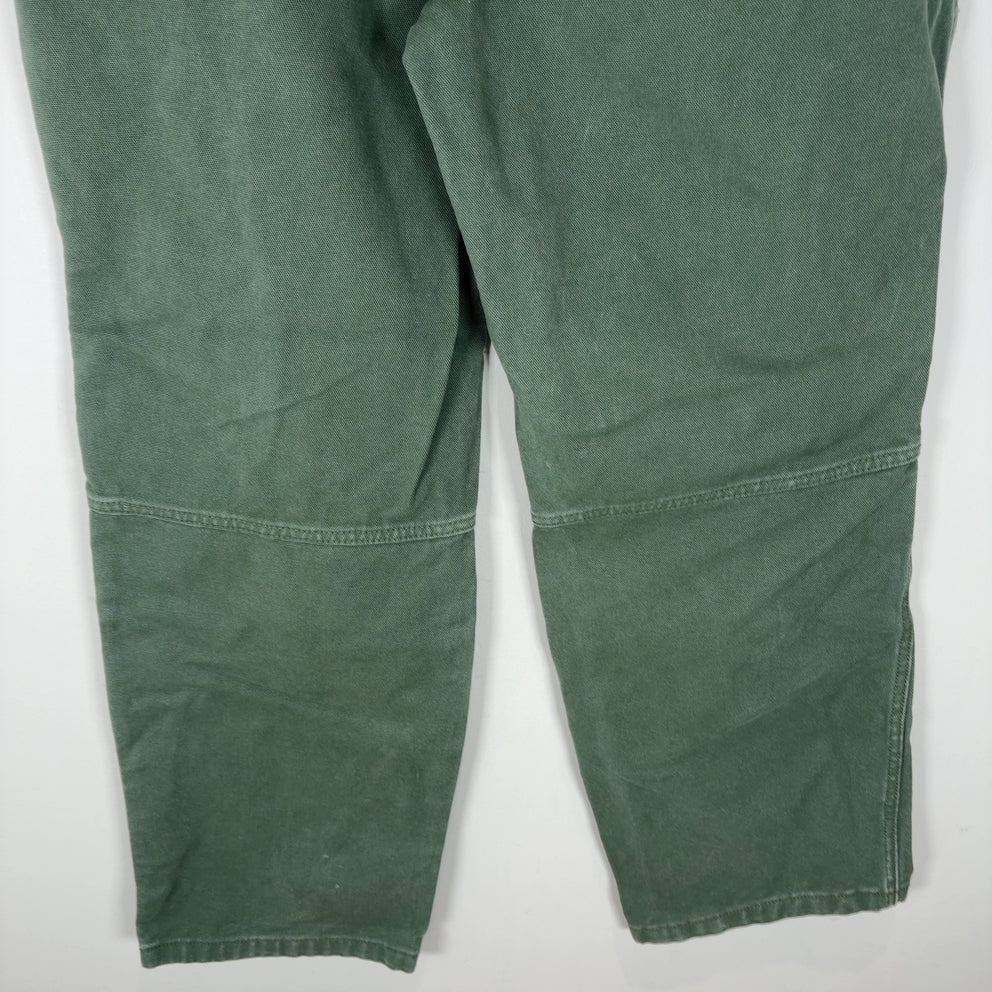 Stussy Green Canvas Double Knee Pants