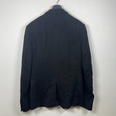 Dolce & Gabbana Textured Bee Crest Detail Blazer