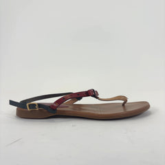 Fendi Multicolor Leahter Slingback Flats