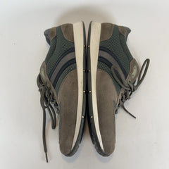 Prada Olive Mesh Lowtop Sneakers