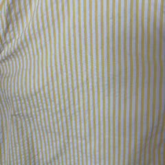 Thom Browne Yellow Gingham Shortsleeve Shirt