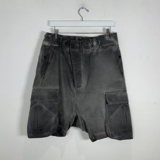 11 by Boris Bidjan Saberi Object Dyed Drop Crotch Shorts