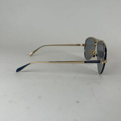 Alexander McQueen Enamel Aviator Sunglasses