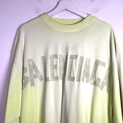 Balenciaga Neon Tape Logo T-Shirt