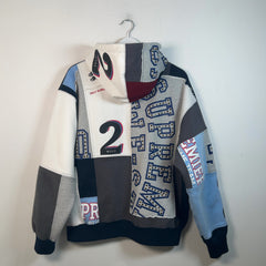 Supreme Patchwork Zip Up Hoodie Size M