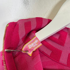 Balmain x Barbie Monogram Wool Short Dress