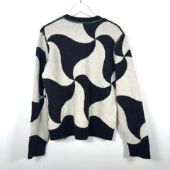 Bottega Veneta Wool Knit Contrast Stitching Sweater